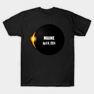 Total Solar Eclipse Maine 2024 T-Shirt